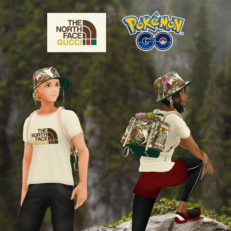 gucci x north face pokemon go|Gucci north face shop.